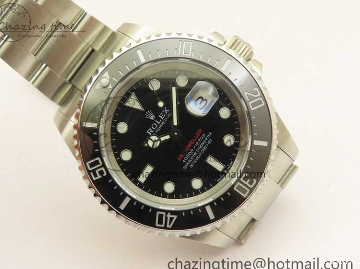 0128 Sea-Dweller 2017 Baselworld 126600 3EF 1:1 Best Edition Black Dial on SS Bracelet A3235 Clone SmoothTexture 2487